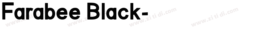 Farabee Black字体转换 Farabee Black字体转换